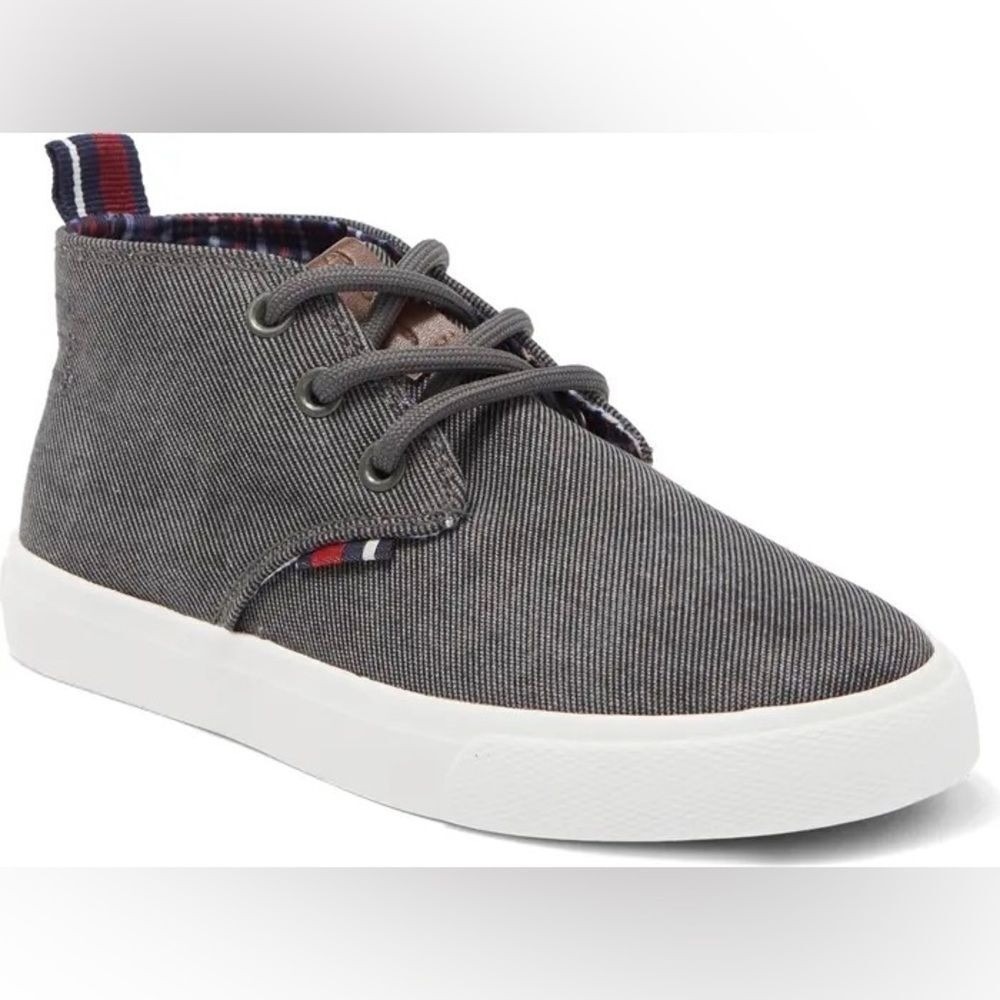 BEN SHERMAN‎ Kids' Bradford Chukka Sneaker Boot Memory Foam, Gray, Size 11, NEW